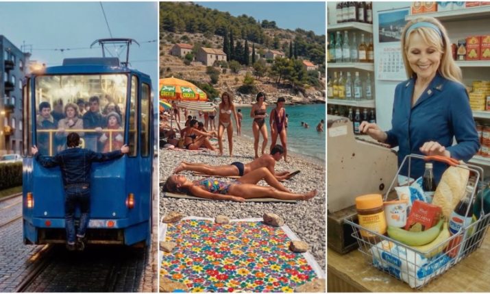 The AI videos making Croatians emotional about their past