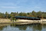 Croatian army helps rescue Roman ship replica stranded on Drava