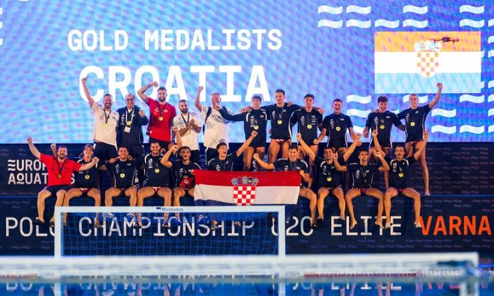 Croatia U20 water polo team wins European Championship